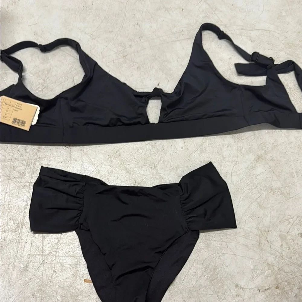 Black Women's Swimwear Set - Calzedonia Bikini - NWT - Medium